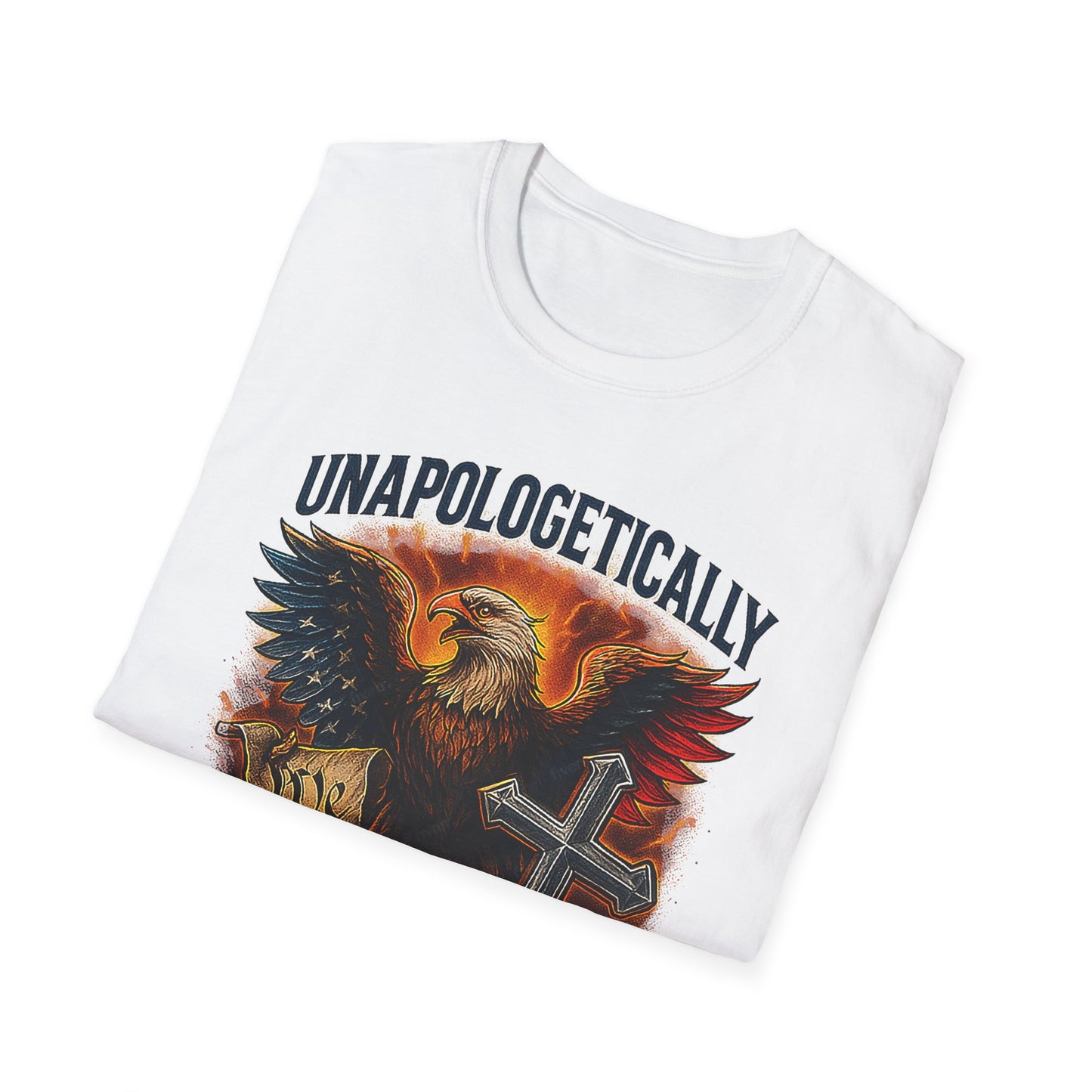 Unapologetically American T-Shirt – Bold USA Patriotic Shirt for Men and Women Who Stand for Freedom