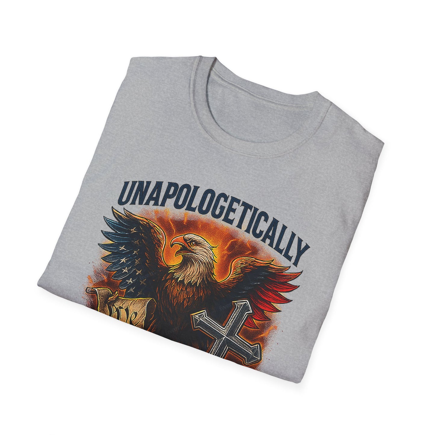 Unapologetically American T-Shirt – Bold USA Patriotic Shirt for Men and Women Who Stand for Freedom