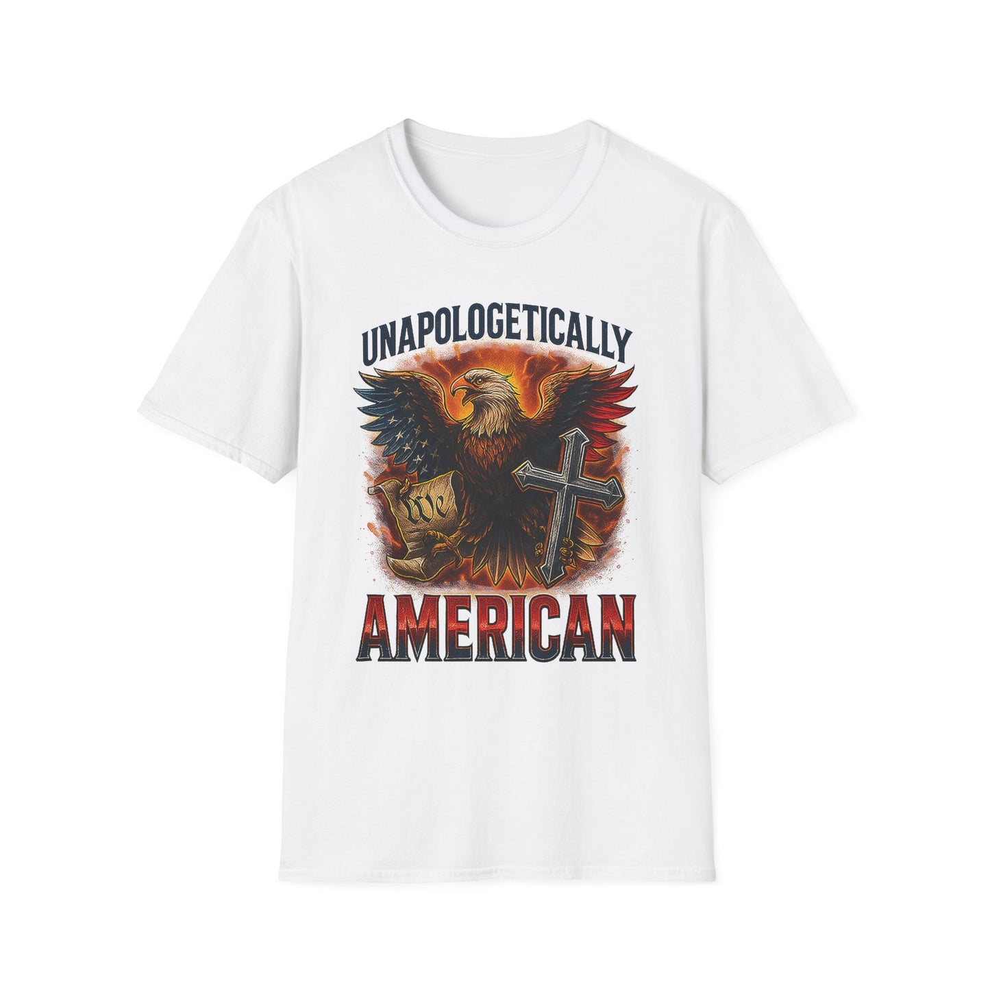 Unapologetically American T-Shirt – Bold USA Patriotic Shirt for Men and Women Who Stand for Freedom
