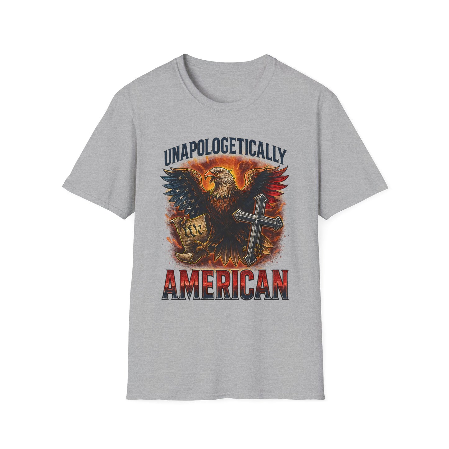 Unapologetically American T-Shirt – Bold USA Patriotic Shirt for Men and Women Who Stand for Freedom