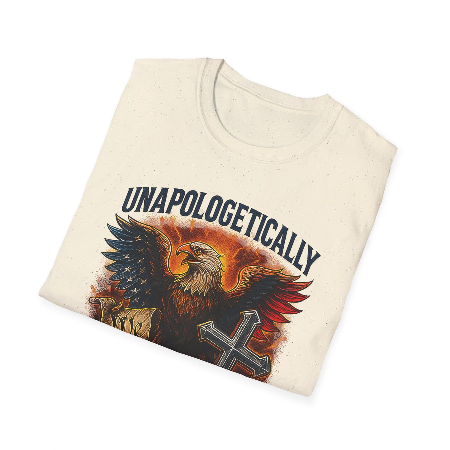Unapologetically American T-Shirt – Bold USA Patriotic Shirt for Men and Women Who Stand for Freedom